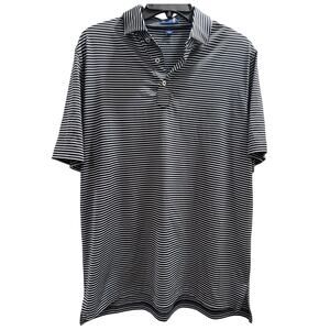 STITCH Golf Performance Navy Polo Men's M Moisture Wicking Quick Dry